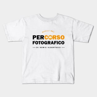 Quelli del percorso fotografico nero arancio Kids T-Shirt